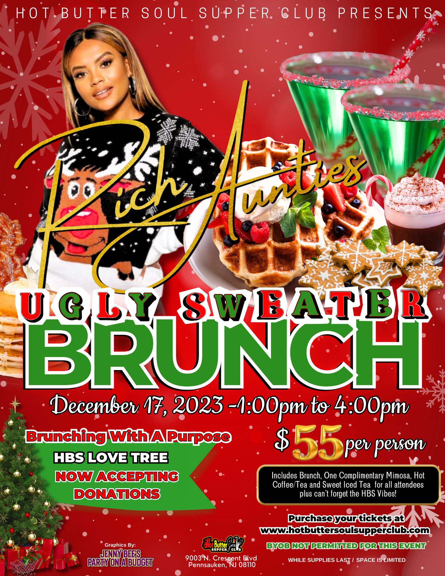 Rich Aunties Ugly Sweater Brunch